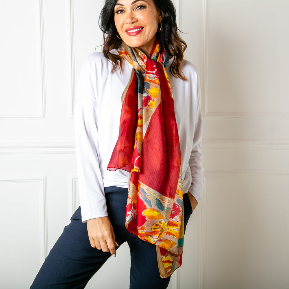 Fruit Bowl Silk Scarf